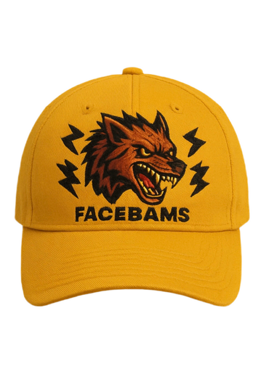 Casquette FACEBAMS                       Jaune Foudre