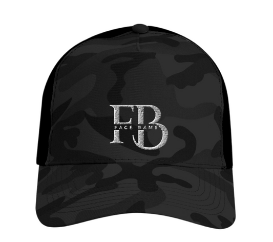 Casquette Street FaceBams - Trucker Snapback Beechfield B694 with Camouflage Design